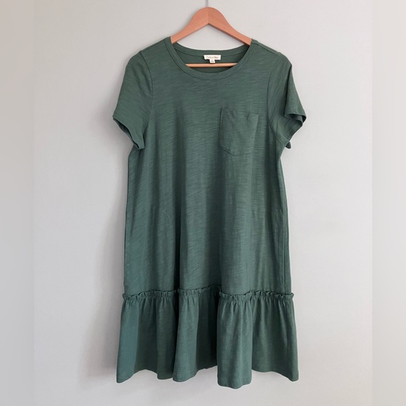 Cotton Bleu Dresses & Skirts - COTTON BLEU Sage Green Boxy Cotton Dress Size S (could fit M)